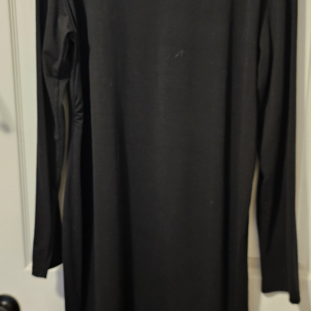 LuLaRoe Black Top with Multicolor Logo